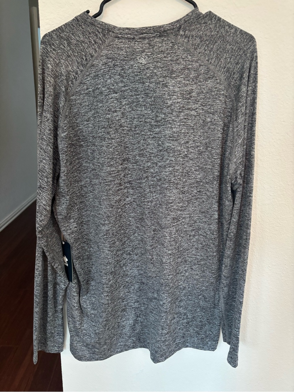 Rabbit Running Heather Gray Long-Sleeve Performance Tee - Picture 2 of 7